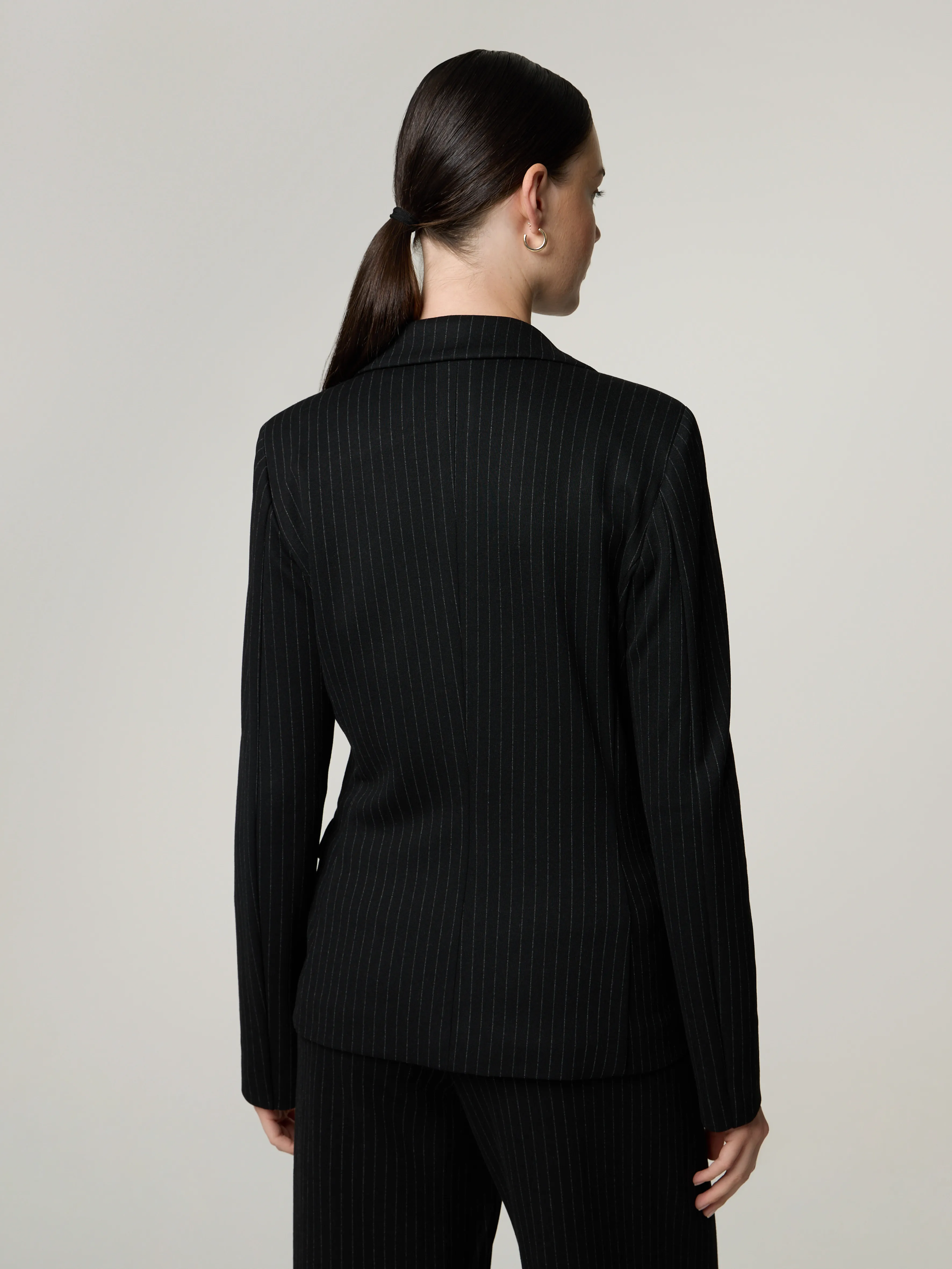 Blazer mit Nadelstreifen