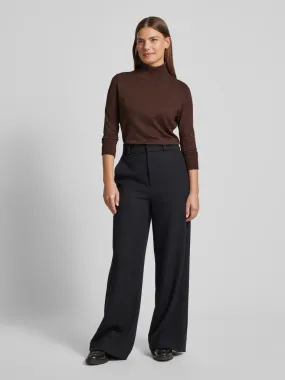Christian Berg Woman Strickpullover mit gerippten Abschlüssen (dunkelbraun) online kaufen