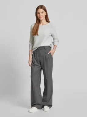 Christian Berg Woman Strickpullover mit Rundhalsausschnitt (mittelgrau melange) online kaufen