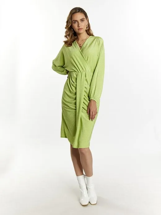 Damen Abendkleid mit Glanzgarn