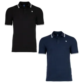 G-STAR RAW Herren Poloshirt - Dunda Slim Stripe Polo, Knopfleiste, Bio-Baumwolle