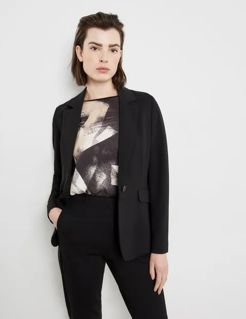 Klassischer Blazer mit Stretchkomfort