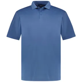 Maier Sports Funktions-Poloshirt, atmungsaktiv und schnelltrocknend, blau 