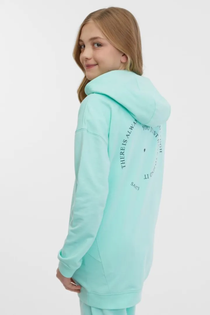 Mädchen-Sweatshirt PEPPA SAM 73 grün 152