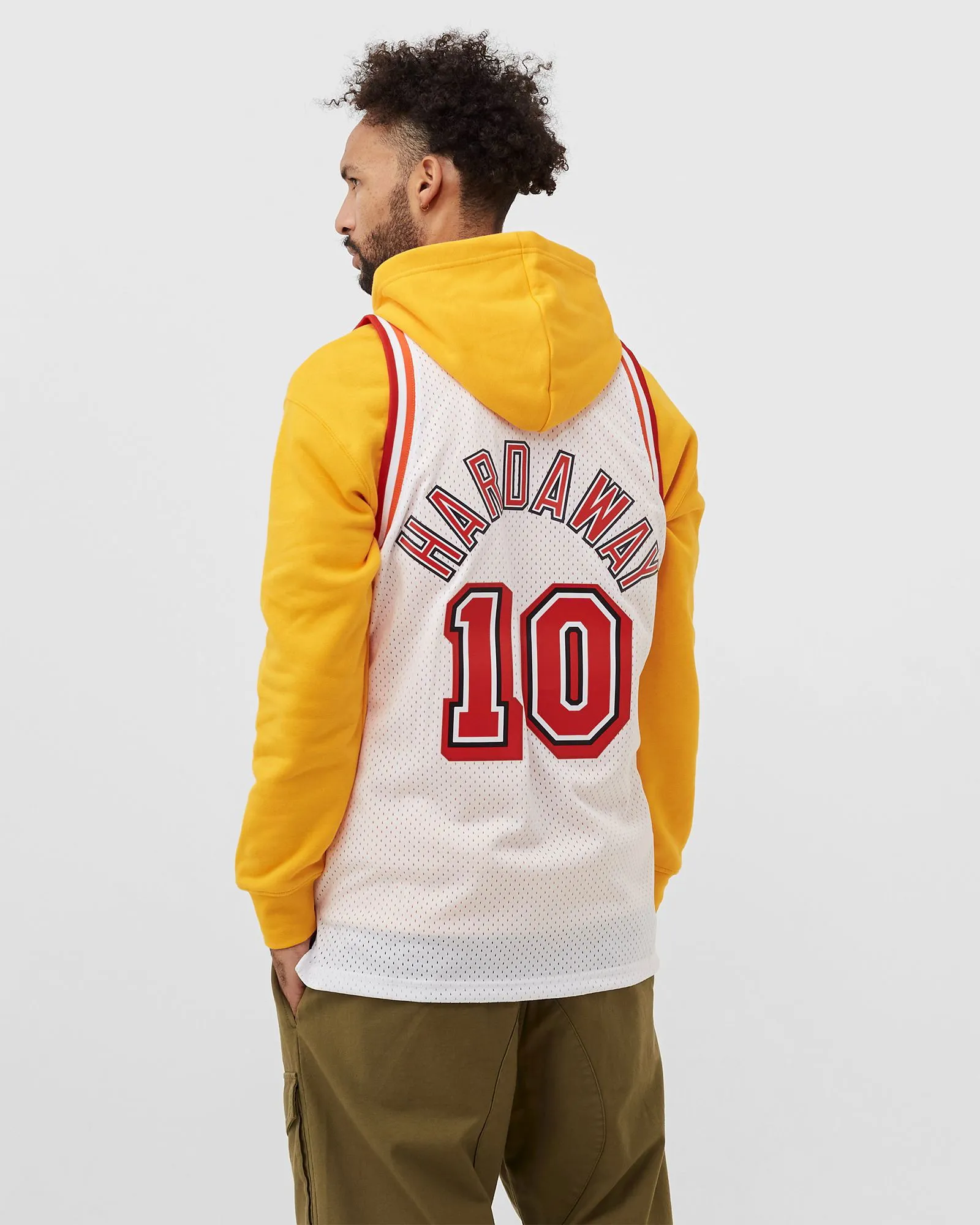 Trikot Mitchell & Ness NBA Swingman Jersey Miami Heat 1996-97 Tim Hardaway #10 SMJY3375-MHE96THAWHIT